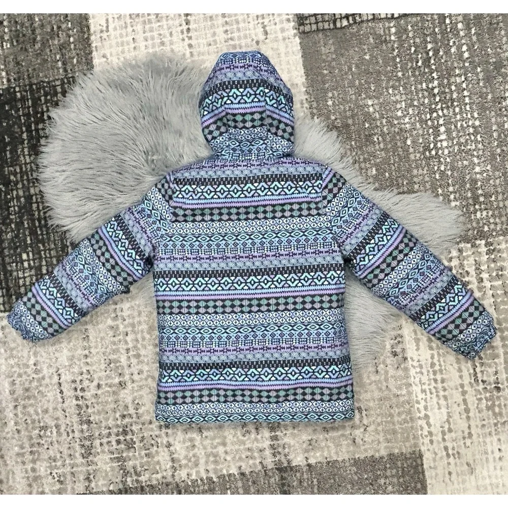 The Children's‎ Place Girls Long Sleeve Printed 3 In 1 Jacket Size 10/12